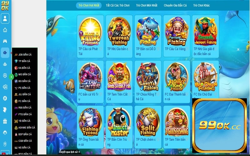 Trước khi đặt cược, người chơi cần lựa chọn sảnh chơi và game bắn cá phù hợp